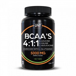 QNT BCAA'S 4:1:1 + L-Glutamine 180 ταμπλέτες